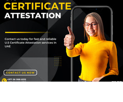 USA Certificate attestation services in the UAE at affordable cost